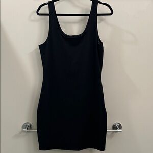 Express Black Sleeveless Mini Bodycon Dress